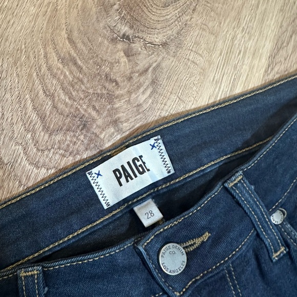 Paige dark blue skinny jeans - Picture 3 of 4